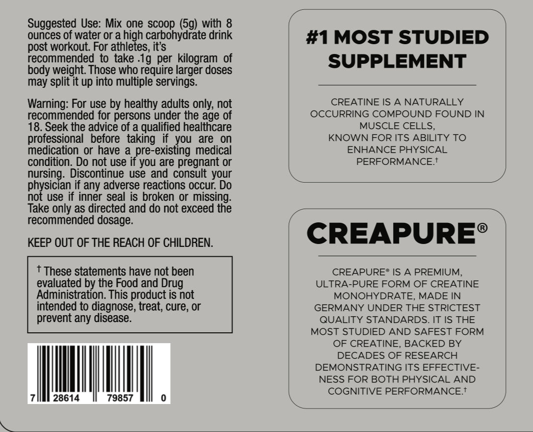 Creatine Monohydrate (CREAPURE)