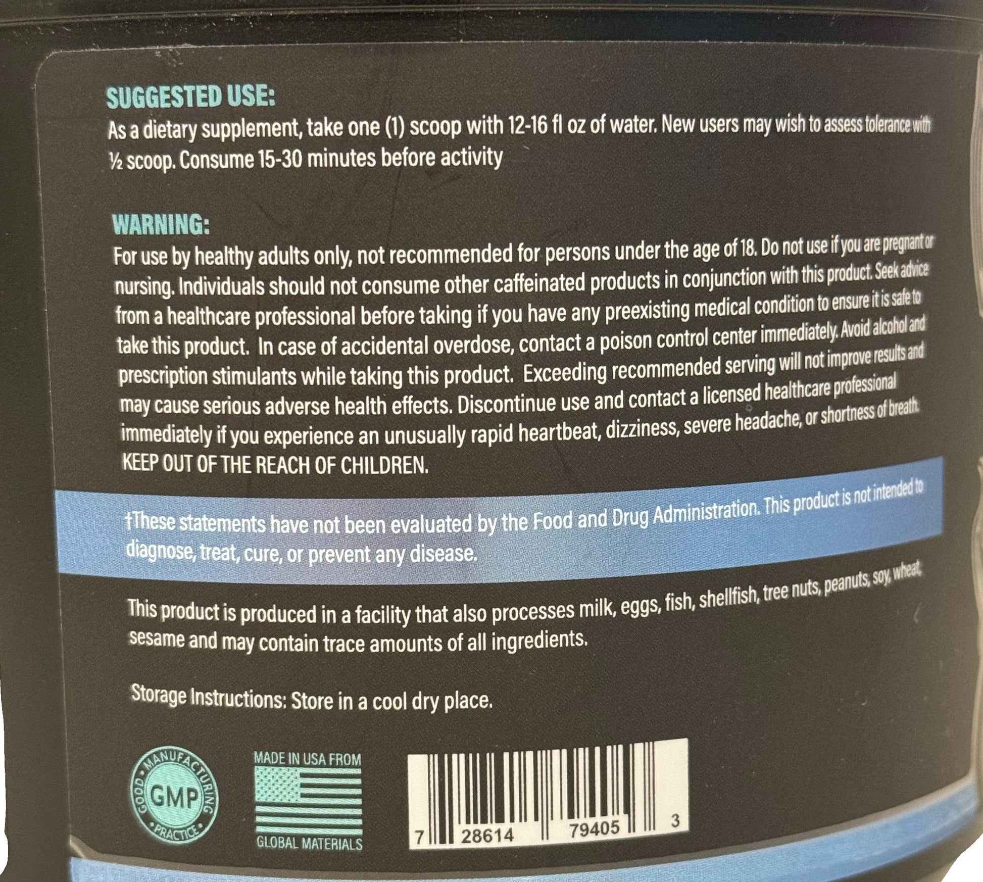 Relentless Rip Pre Relentless Nutrition UNLIMITED Sports Performance Pre-workout – The ...